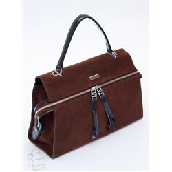 Сумка женская кожаная 9675MSS coffee Velina Fabbiano-Safenta в Новосибирске