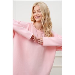 Женский лонгслив оверсайз из футера двухнитки Happyfox