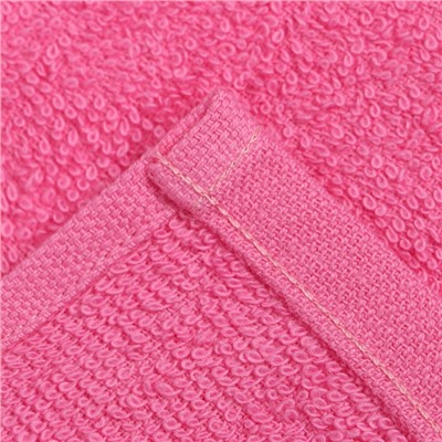 Салфетки махровые декоративные «Этель», 4 шт., 30×30 см, хлопок 100%, жёлтые/розовые