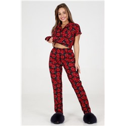 пижама 35326 (Красный)