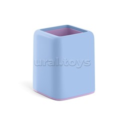 Подставка настольная пластиковая Forte, Pastel Bloom, голубой с фиолетовым