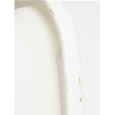 УЦЕНКА Корзина для белья с крышкой 45 л 38×38×56 см угловая, цвет белый