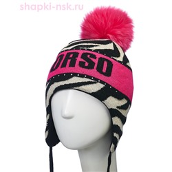01461-12 Ушанка для девочки (48-54)