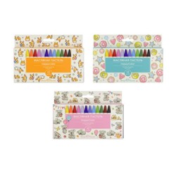 Пастель масляная 12цв "HAPPYCOLOR" трехгранная 31-0006/01 Bruno Visconti