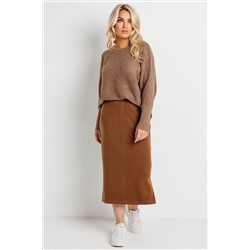 Юбка женская  212Н/02/Коричневый