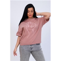 Футболка 82018 (Сухая роза)