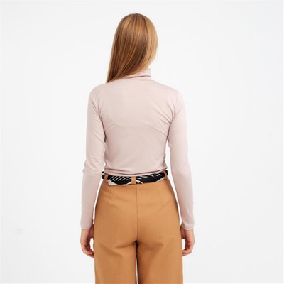 Водолазка женская MINAKU: Basic line, размер 42, бежевая