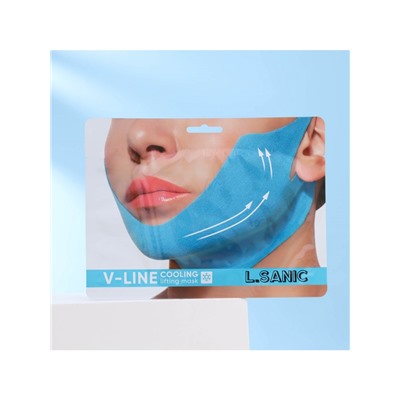Маска-бандаж L.Sanic V-line для коррекции овала лица с охлаждающим эффектом, 20г