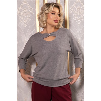 Джемпер трикотажный Сайрис (светло-серый) Б14790-50М