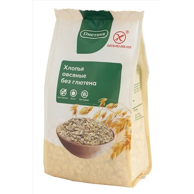 Хлопья овсяные "Диетика" 300г ЭКОПРОДУКТЫ, 1136952