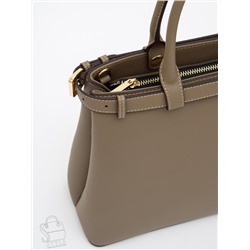 Сумка женская кожаная 3167PE gray  Polina&Eiterou