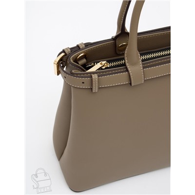 Сумка женская кожаная 3167PE gray  Polina&Eiterou