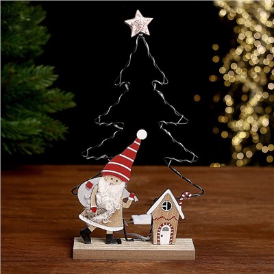 Декор с подсветкой «Ёлка» 20×6×20.5 см