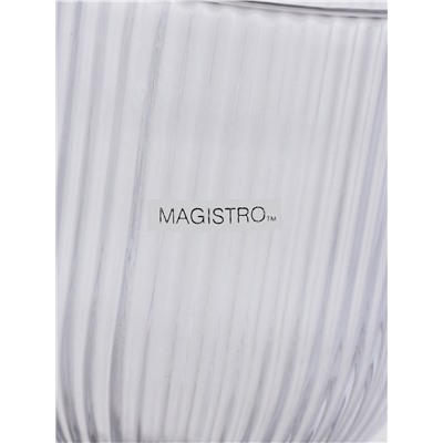 Набор бокалов для вина Magistro «Грани», 250 мл, 6 шт., 8×14.5 см, прозрачные