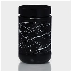 Банка для сыпучих «Марбл», 660 мл, стекло