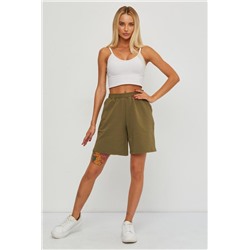 Шорты оверсайз женские UNXTYL (Хаки)