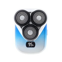 Электробритва LBR-10, 3 Вт, роторная, 3 головки, дисплей, от АКБ