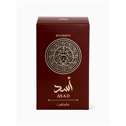 Парфюмерная вода мужская Lattafa ASAD BOURBON, 100 мл (по мотивам The Most Wanted Azzaro)