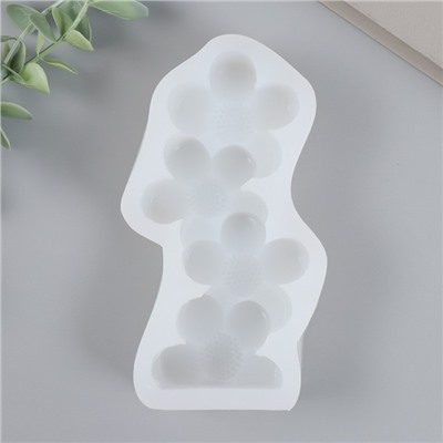 Молд силиконовый «Столбик из цветов» 3.1×6×13 см