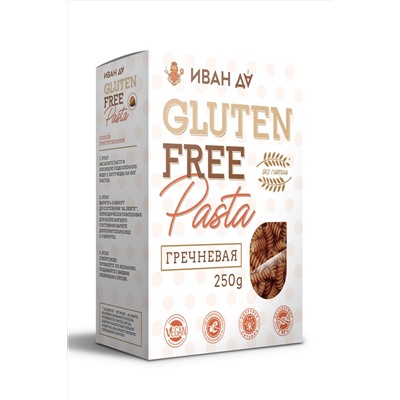 Паста гречневая б/глютена 250г ЭКОПРОДУКТЫ, 1191328