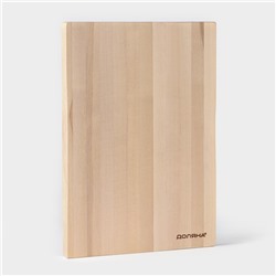 Доска разделочная деревянная Доляна «Классика», 35×25×2 см, берёза