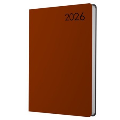 Ежедневник 2026 г. А6 352 стр. "Paragraph. Миндальный" Soft Touch, кожзам ЕКП62617617 Эксмо
