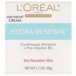 L'Oreal, Hydra Renewal, дневной / ночной крем, 48 г