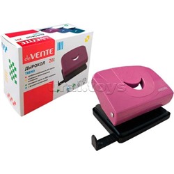 Дырокол "Trend" (20 листов) пластиковый, с линейкой, в картонной коробке, изумрудно-бирюзовый