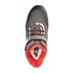 5-514025-2463 сер Ботинки зима для девочек  (32-39)/8