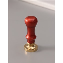 Печать для сургуча с пластиковой ручкой «Венок с буквой A», 2.5×2.5×6.3 см