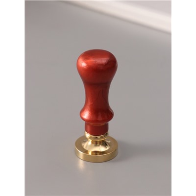 Печать для сургуча с пластиковой ручкой «Венок с буквой A», 2.5×2.5×6.3 см