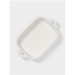 Форма для запекания Доляна «Зефир», 2.3 л, 38×22×6 см, прямоугольная, керамика, белая
