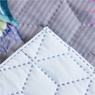 Покрывало Этель Евро «Тропический сад», 230×210 см, микрофибра