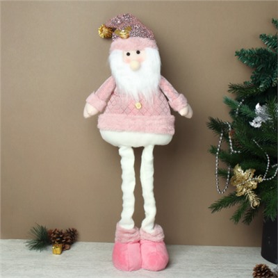 Новогоднее украшение на телескопических ножках 35/62 см / HZ017 /уп 36/ (Дед Мороз)