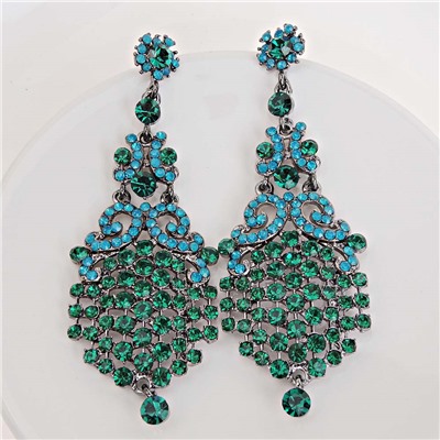 Серьги длинные на гвоздиках арт. 10 8282 (id 74863)