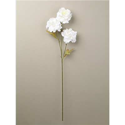 Цветок искусственный БЕЛЫЙ 65 см / ZHQ-13 /уп 200/ 3 цветка