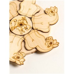 Подставка под горячее «Лошадка», 20 см, можжевельник