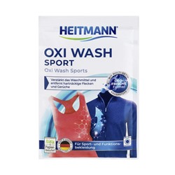 Средство HEITMANN Oxiwash Sport для ухода за Спортивной мембран. одеждой 50 г., 3498