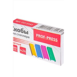 Скобы для степлера № 24/6 цветные (СС-3143) НАТАЛИ, 911732