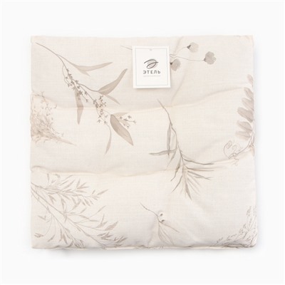 Подушка Этель «Flower herbarium» 42×42 см, 100% хл, репс 210 г/м²