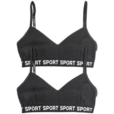 4026-23 Топ для девочки темно-серый (BAYKAR)