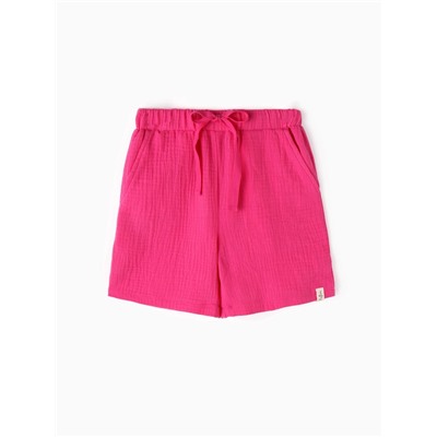 Шорты из муслина для девочек KAFTAN, рост 104 см, розовые