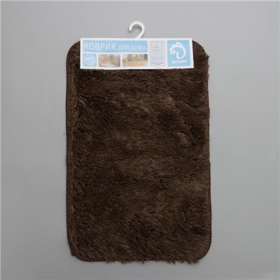 Коврик для ванной Доляна «Мягкий» 40×60 см, длина ворса 1.5 см, цвет МИКС