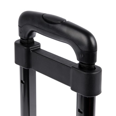 Тележка складная, для покупок и багажа, нагрузка до 30 кг, телескопическая ручка, пластик, 250×330×445(960) мм