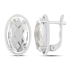 Серьги, горный хрусталь, Симона