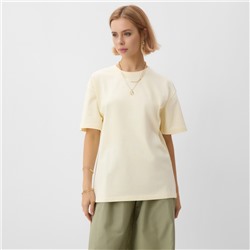 Футболка женская MINAKU, цвет молочный, размер 42-44