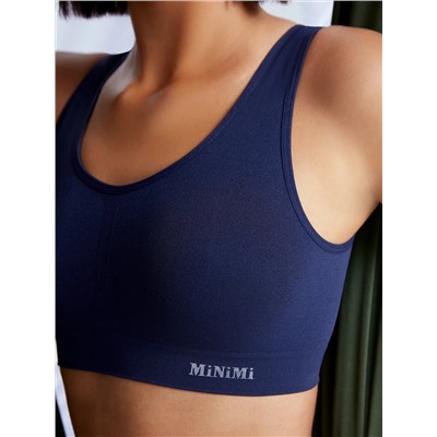 Minimi Топ MA132 Майка "Toп" (кроп-топ на широких бретелях с вкладышами), РА