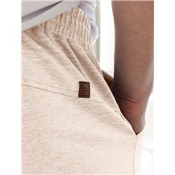 Шорты из тонкого футера с эластаном