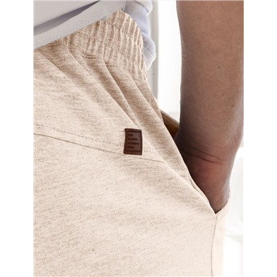 Шорты из тонкого футера с эластаном