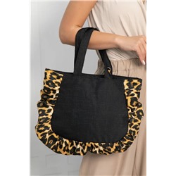 Сумка Солнышко (черный/лео) СС02